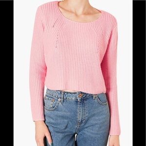 Topshop Ribbed Crop Sweater